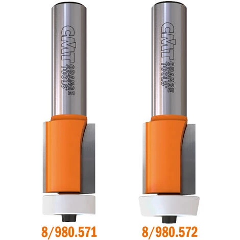 CMT ORANGE TOOLS 880.571.11 FRAISE A' AFFLEURER AVEC ROULEMENT HW S=12,7 D=19,05X25,4X78 DR