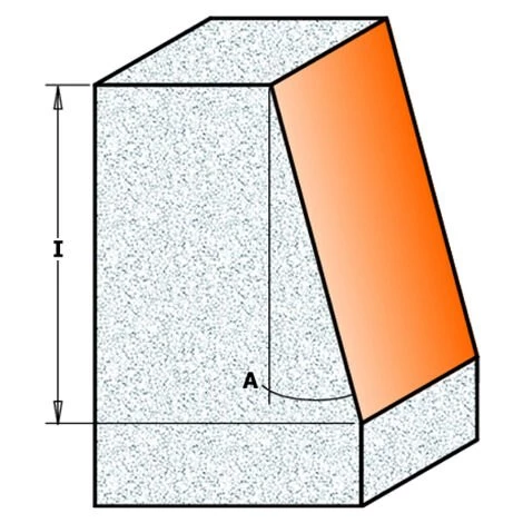 CMT ORANGE TOOLS 881.521.11 FRAISE À CHANFREINER 15° HW S=12,7 D=9,5/23X25,4 – Image 3