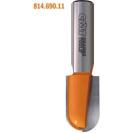CMT ORANGE TOOLS 914.095.11 HM-FRAISE A GORGE D=9.5X6.4 R=4.75 Z=2 S=8 DR