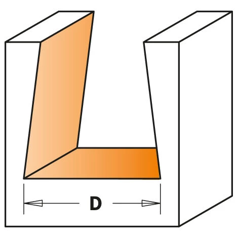 CMT ORANGE TOOLS 918.658.11 HM-FR.QUEUE D'ARONDE D=16X22S=12 DROITE – Image 4