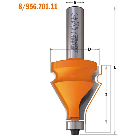 CMT ORANGE TOOLS 956.702.11 FRAISE POUR COURANTE AVEC ROULEMENT HW S=12 D=31,75X38 – Image 2