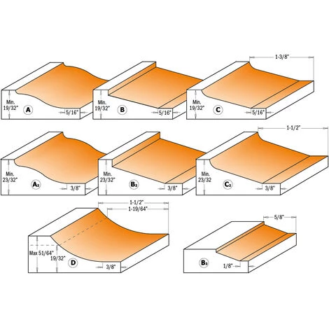 CMT ORANGE TOOLS 990.012.11 FRAISE POUR PORTES AVEC ROULEMENT HW S=8 D=47,65X9,5 – Image 4
