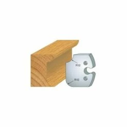 LUXOUTILS 206 : Jeu De 2 Fers 50 Mm Congé 12mm Pour Porte Outils 50 Mm