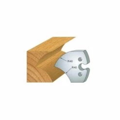 LUXOUTILS 209 : Jeu De 2 Fers 50 Mm Jet D'eau Pour Porte Outils 50 Mm