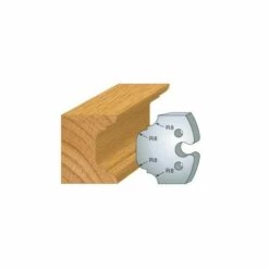 LUXOUTILS 214 : Jeu De 2 Fers 50 Mm Congé Et Quart De Rond Pour Porte Outils 50 Mm