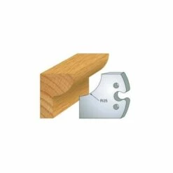 LUXOUTILS 219 : Jeu De 2 Fers 50 Mm 1/4 De Rond 25 Mm Pour Porte Outils 50 Mm