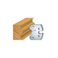 LUXOUTILS 221 : Jeu De 2 Fers 50 Mm Tore à Gorge Pour Porte Outils 50 Mm