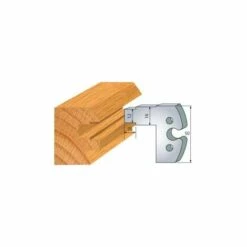 LUXOUTILS 282 : Jeu De 2 Fers 50 Mm Cremone 16 Mm Pour Porte Outils 50 Mm