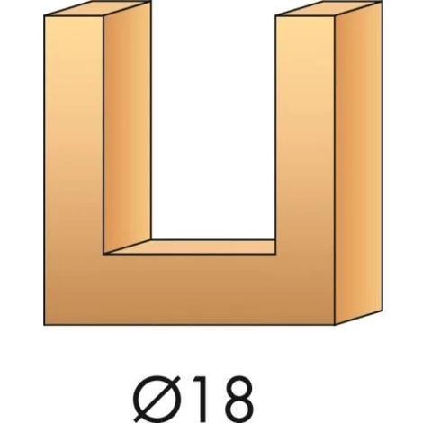 LEMAN Fraise Carbure Monobloc Brasé Queue Lisse 2 Coupes Droites Coupe Frontale Diamètre 8 Mm, Queue 6 Mm â Image 3