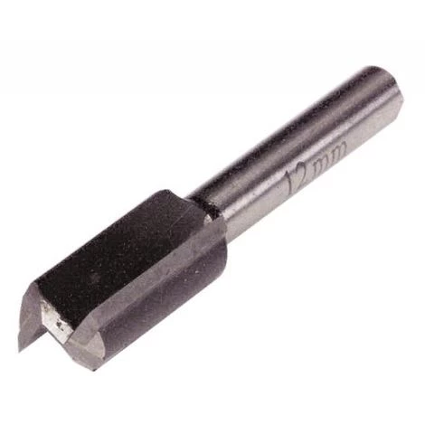 LEMAN Fraise Carbure Monobloc Brasé Queue Lisse 2 Coupes Droites Coupe Frontale Diamètre 8 Mm, Queue 6 Mm â Image 4