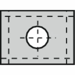 LEMAN Plaquettes Carbure Réversibles, Dimensions 12x12x1,5 Mm, Paquet De 10 Plaquettes