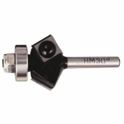 LEMAN Fraise De Défonceuse à Plaquettes Carbure Réversibles 2 Coupes Droites, Queue 6 Mm, Diamètre 26 Mm