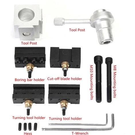INSMA Aluminum Changement Rapide Porte-outil Pr Table/Hobby Tour 7x10" 7x12" 7x14" – Image 2