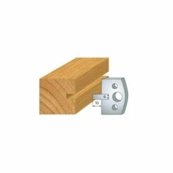 LUXOUTILS 016 : Jeu De 2 Fers 40 Mm Rainure 6 Mm Pour Porte Outils 40 Et 50 Mm