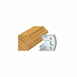 LUXOUTILS 036 : Jeu De 2 Fers 40 Mm Astragale Pour Porte Outils 40 Et 50 Mm