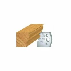 LUXOUTILS 101 : Jeu De 2 Fers 40 Mm Moulure Regence Pour Porte Outils 40 Et 50 Mm