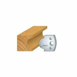 LUXOUTILS 118 : Jeu De 2 Fers 40 Mm Gueule De Loup Pour Porte Outils 40 Et 50 Mm