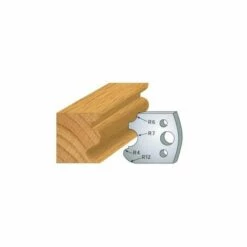 LUXOUTILS 088 : Jeu De 2 Fers 40 Mm Multi Profils Pour Porte Outils 40 Et 50 Mm