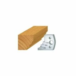 LUXOUTILS 132 : Jeu De 2 Fers 40 Mm Multi Quart De Rond Pour Porte Outils 40 Et 50 Mm