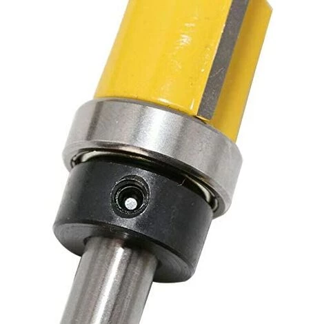 MAXI Fraise à Copier, Routeur De Fraise à Bois Queue 8mm Lame 25mm En Acier Allié Haute Qualité Pour Travail Du Bois Massif/Panneau De Particules/ MDF à La Main, Jaune (8*3/4*25mm) â Image 5