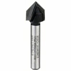 Bosch Professional Fraise à Rainurer En V Standard For Wood 1/4'' D 12,7 Mm L 12,7 - 2608628415