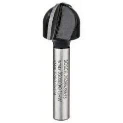 Bosch Professional Fraise à Canneler Standard For Wood 1/4'' R1 8 Mm, D 15,9 Mm, L 12,3 Mm, G 45 Mm - 2608628633