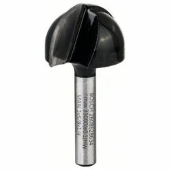 Bosch Professional Fraise à Canneler Standard For Wood 1/4'', R1 12,7 Mm, D 25,4 Mm, L 15,6 Mm, G 49 Mm - 2608628634