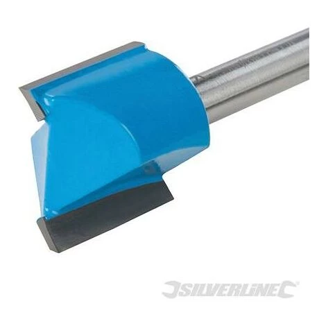 SILVERLINE Fraise Droite Métrique 1/4", 20 X 20 Mm, 20 X 20 Mm – Image 3