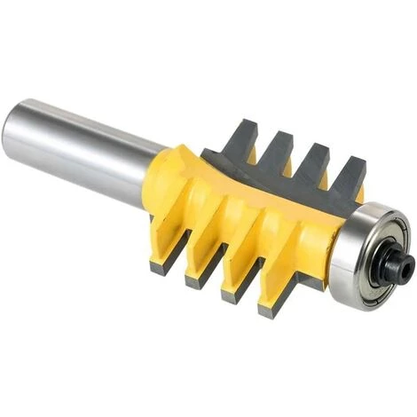 LangRay 8 Mm Shank Rail Finger Réversible Joint Router Colle Bit Cône Tenon Fraises Pour Le Travail Du Bois Outils Carpenter – Image 3