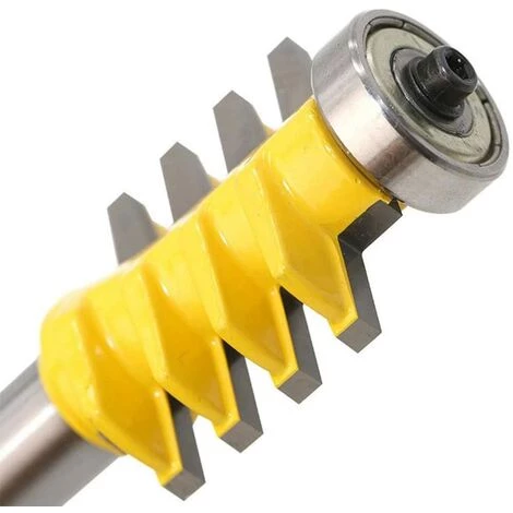 LangRay 8 Mm Shank Rail Finger Réversible Joint Router Colle Bit Cône Tenon Fraises Pour Le Travail Du Bois Outils Carpenter – Image 5