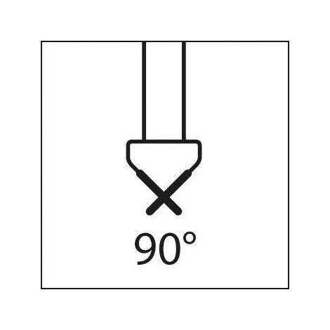 Fraise à ébavurer/chanfreiner DIN6527 Carbure Monobloc Carbure Monobloc TiALN 90° 10mm FORMAT 1 PCS – Image 5