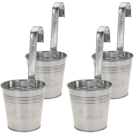 FAVSON Pots Suspendus Balcon Pot De Fleur Pot De Balcon Suspendu Pot De Plante Ă Suspendre Pot Ă Suspendre (Ensemble De 4)