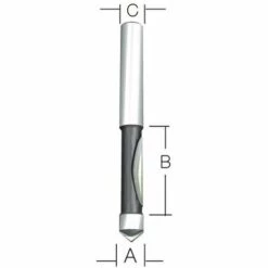 MAKITA D-09472 - Cutter Pour Panneaux Roulement étrier (c) 6 Mm (a) 9.5mm (b) 2540 Mm