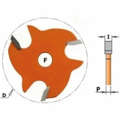CMT 822.325.11 - Coupe Circulaire Pour Z3 Hm F 8 Diam Fente 47.6x2.5