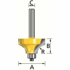 MAKITA D-09444 - Boi Coupe Roulement Pince (c) 6 Mm (a) 21 Mm (b) 10 Mm (r) 6 Mm