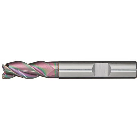 FP Fraise Deux Tailles DIN 6527 L Type W D. Nominal 3 Mm VHM TiAlN 45 DeTaille DIN 653