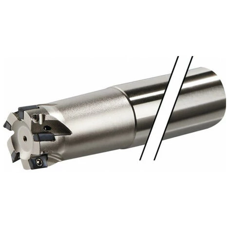 FP Fraise Deux Tailles D. Nominal 10 Mm Nickelé Avec Refroidissement Intérieur Nombre De Lames 2 APKT -06 PROMAT