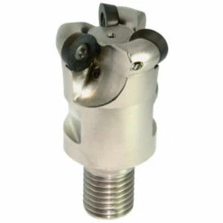 FP Fraise à Queue Filetée à Plaqu. Rondes 24E2R035M12-SRD12 Nickelé Avec Refroidiss