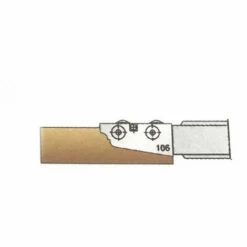 LEMAN 2 Fers HM Profil N°106 Par-dessus 50 X 25 X 2 Mm Pour Porte-outils 948.180.30.101