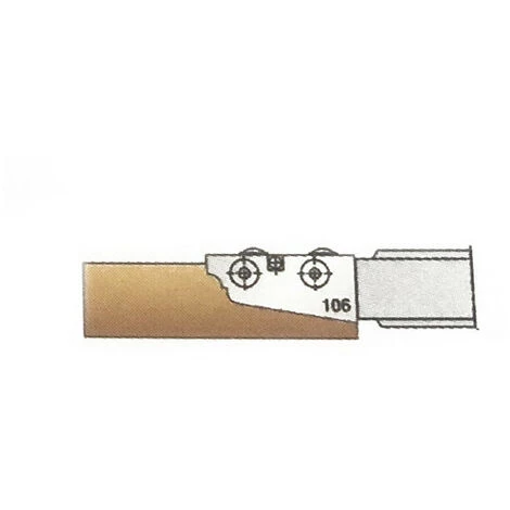 LEMAN 2 Fers HM Profil N°106 Par-dessus 50 X 25 X 2 Mm Pour Porte-outils 948.180.30.101