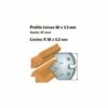 LUXOUTILS Jeu De2 Fers 60 Mm Corniche Ref 6001