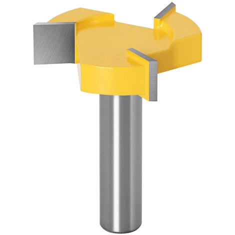 SUPERSELLER Fraise Pour Défonceuse, Affleureuse Et Toupie Spoilboard Surfaçage Routeur Bits 12mm Shank 3-Wings Dalle Aplatissement Routeur Bit Rabotage Bois Fraise Raboteuse Outil De Travail Du Bois, 12mm