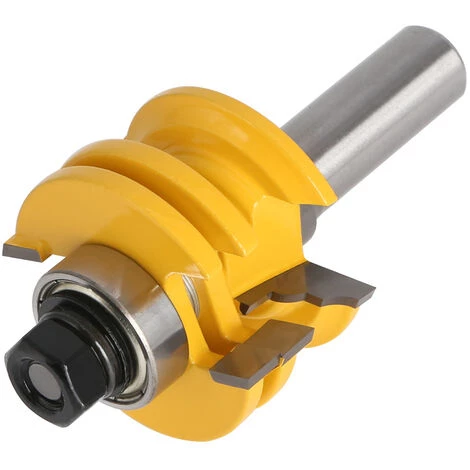 ELLE Routeur De Chemin De Fer En Verre à Poignée De 12mm Mèche à Bois Réversible Mèche à Bois – Image 2