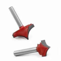SUPERSELLER Fraise Pour Défonceuse, Affleureuse Et Toupie Routeur Bits Groove Point Couper Bord Rond 6mm Shank 8mm Lame Pour Outil De Fraise À Bois, 8mm