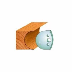 LUXOUTILS 544 : Jeu De Fers Congé R = 30 Mm ( 50 X 4 Mm ) Porte Outils Toupie