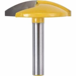 ALMI Fraise Horizontale Pour Toupie, Fraise Pour Chape, Petite Toupie Avec Tige De 8mm (tige De 8mm, Largeur De 1-3/4", Rayon De 1.65")