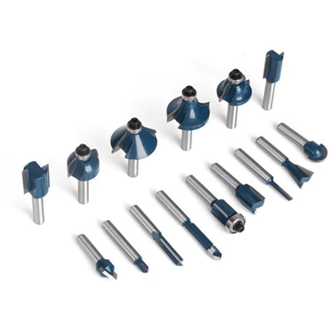 DONTODENT Fraise à Rainurer Pour Lamelles De 1/4 Manche Jeu De 15 Pièces