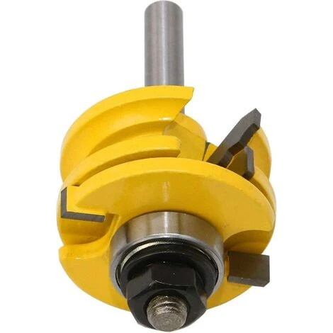 FLYME 8mm Shank Porte Rail Routeur Bit Réversible Routeur Bit Carbure Outils De Travail Du Bois – Image 3