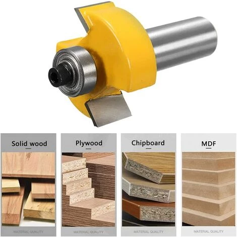 FLYME Mèche De Routeur Avec 6 Ensembles De Roulements, Rainureuse à Bois à Tige De 1/2" Pour Plusieurs Profondeurs 1/8", 1/4", 5/16", 3/8", 7/16", 1/2" – Image 5