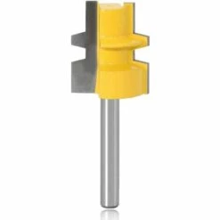 FLYME Fraise à Joint De Colle Réversible, Coupe Tenon Réversible Moyenne à Tige De 1/4 Pouce Pour Outils De Travail Du Bois, Coupe Le Bois Jusqu'à 1-1/8 Pouce
